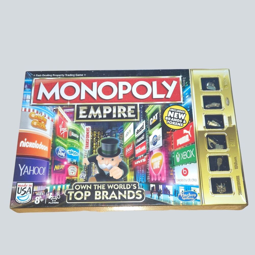 Monopoly Empire 2015 Top Brands Gold Edition Board Game Brand New Sealed